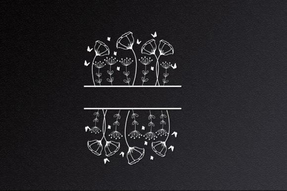 Floral Butterfly Botanical Split Sing