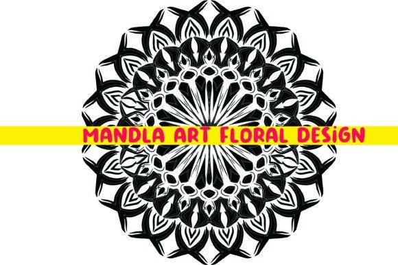 Mandala Art Floral Design