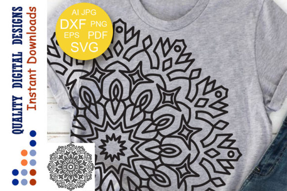 Mandala Floral Decor Cricut Downloads