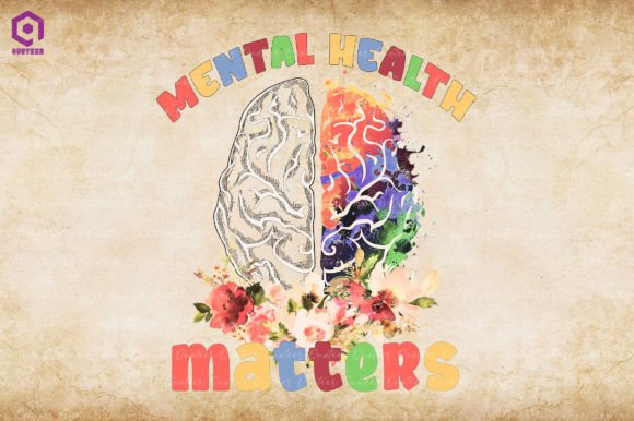 Mental Health Matters Retro Floral